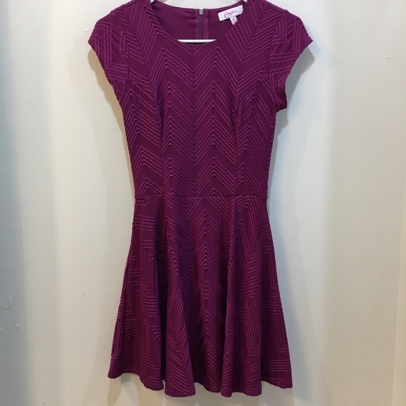 Candie's Dresses & Skirts - Candies Purple Textured Patterned Dress